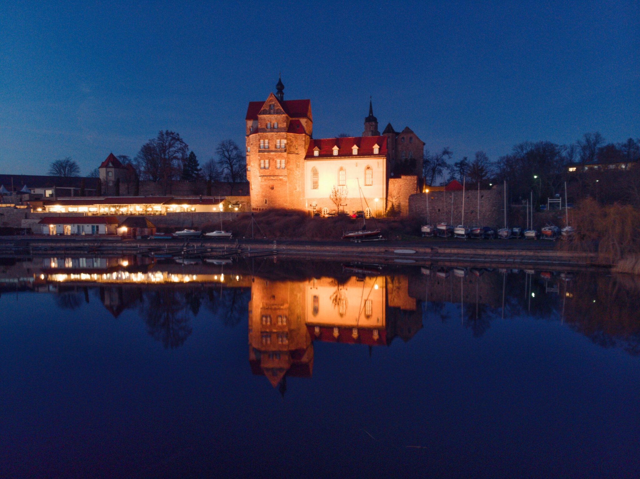 Luftaufnahme Schloss Seeburg