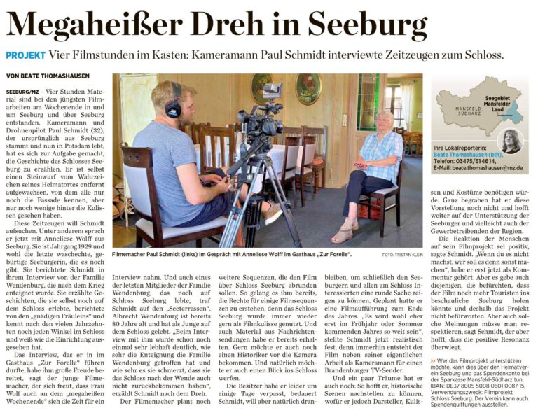 Mitteldeutsche Zeitung Artikel Juni 2022