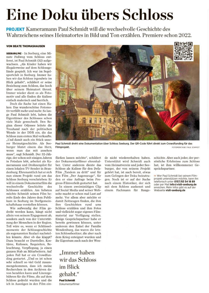 Mitteldeutsche Zeitung Artikel März 2022
